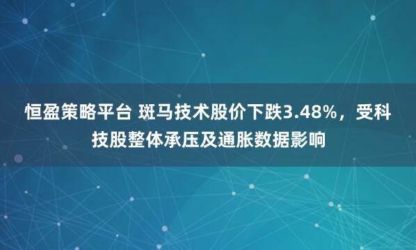恒盈策略平台 斑马技术股价下跌3.48%，受科技股整体承压及通胀数据影响